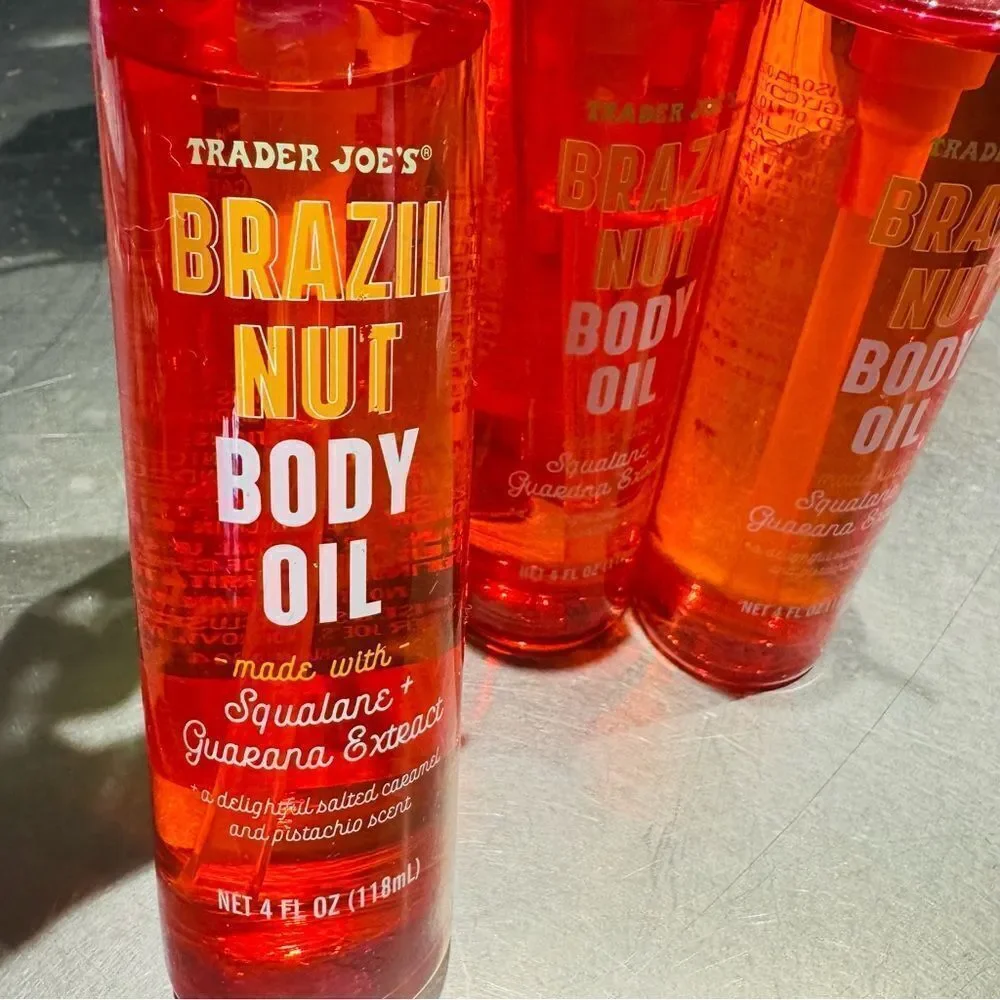 Trader Joe’s Brazil Nut Body Oil New